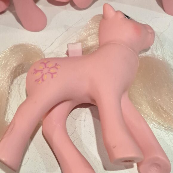 Qty 3 Honeysuckle flutter my little pony vintage toy horse pony G1 mlp - Picture 5 of 9